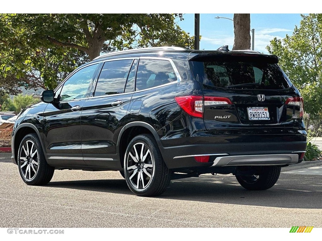 2021 Pilot Elite AWD - Crystal Black Pearl / Black photo #6