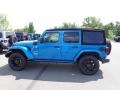 2024 Hydro Blue Pearl Jeep Wrangler 4-Door Sahara 4xe Hybrid  photo #2