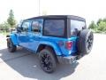 2024 Hydro Blue Pearl Jeep Wrangler 4-Door Sahara 4xe Hybrid  photo #3