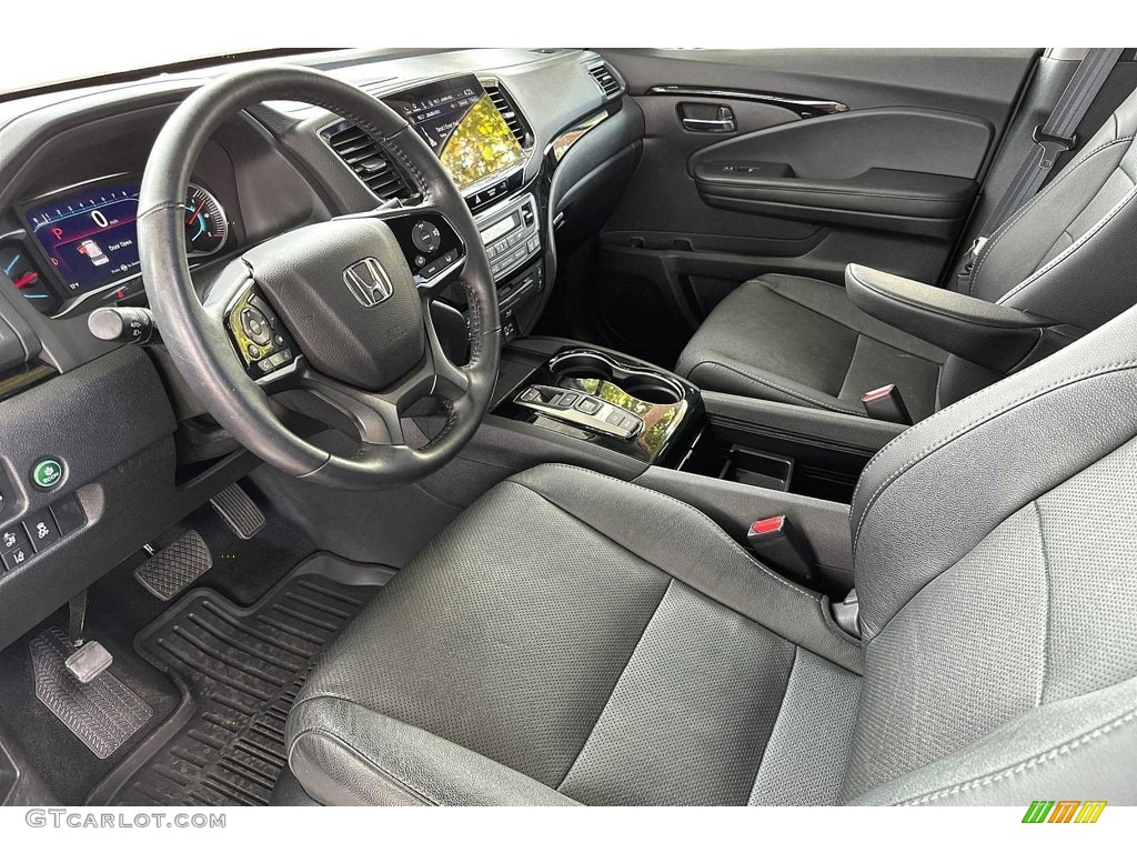 2021 Pilot Elite AWD - Crystal Black Pearl / Black photo #10
