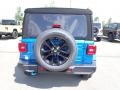 2024 Hydro Blue Pearl Jeep Wrangler 4-Door Sahara 4xe Hybrid  photo #4