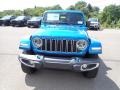 2024 Hydro Blue Pearl Jeep Wrangler 4-Door Sahara 4xe Hybrid  photo #8