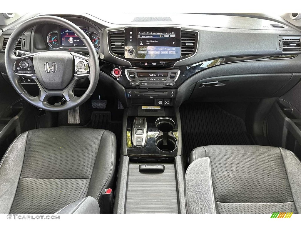 2021 Pilot Elite AWD - Crystal Black Pearl / Black photo #15