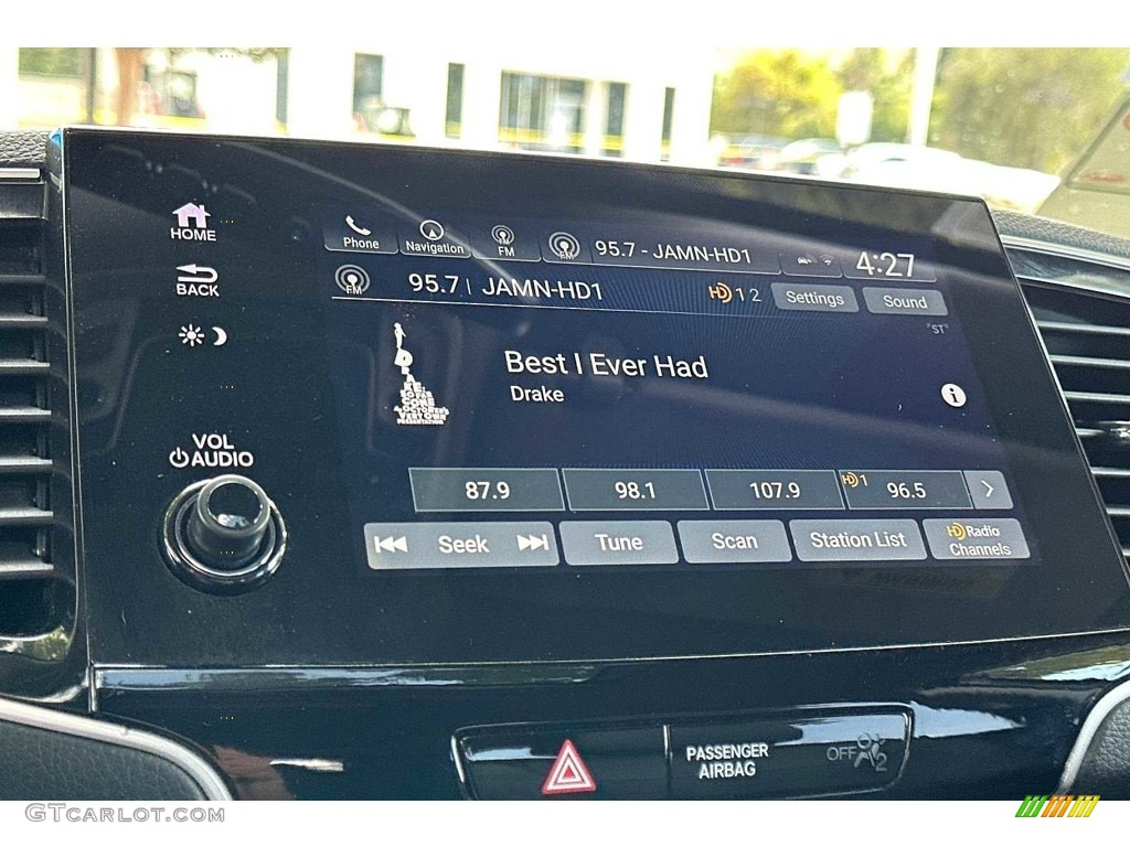2021 Pilot Elite AWD - Crystal Black Pearl / Black photo #22