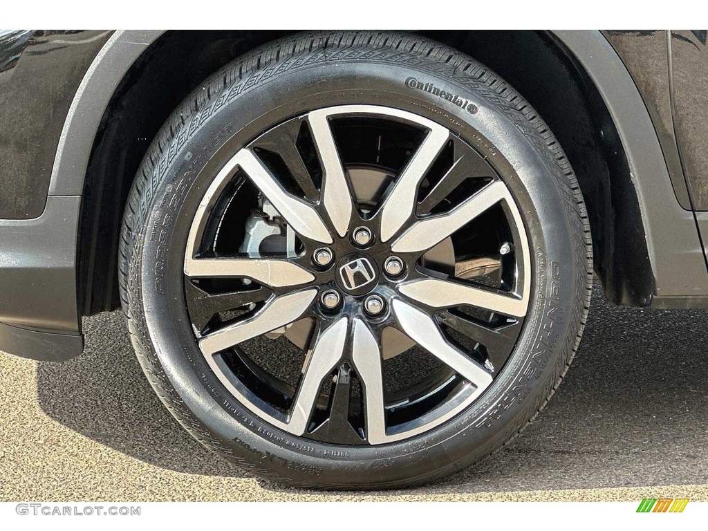 2021 Pilot Elite AWD - Crystal Black Pearl / Black photo #33