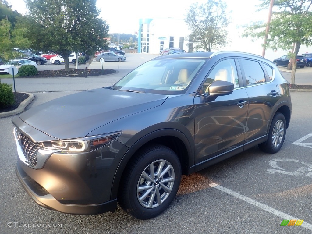 2023 CX-5 S Select AWD - Machine Gray Metallic / Silk Beige photo #6