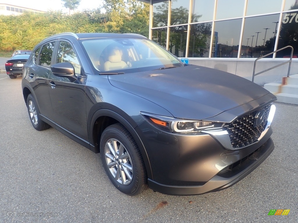 2023 CX-5 S Select AWD - Machine Gray Metallic / Silk Beige photo #8