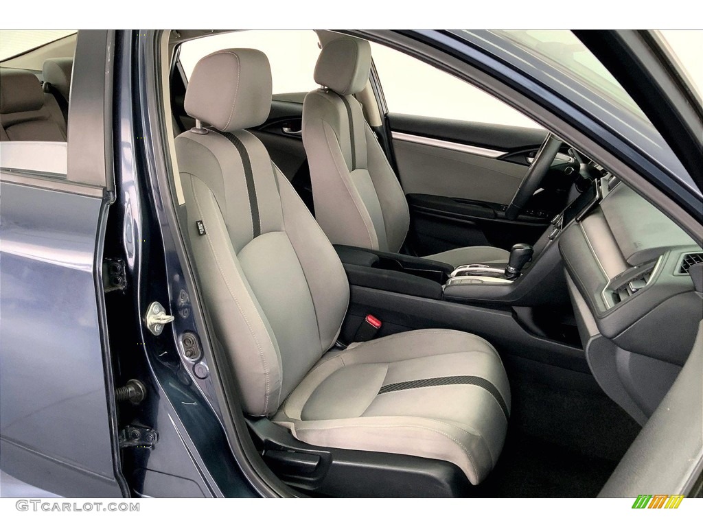 2017 Civic EX Sedan - Cosmic Blue Metallic / Gray photo #6