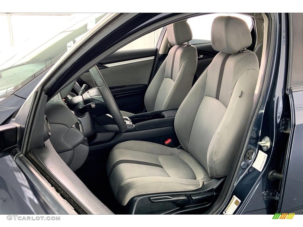 2017 Civic EX Sedan - Cosmic Blue Metallic / Gray photo #18