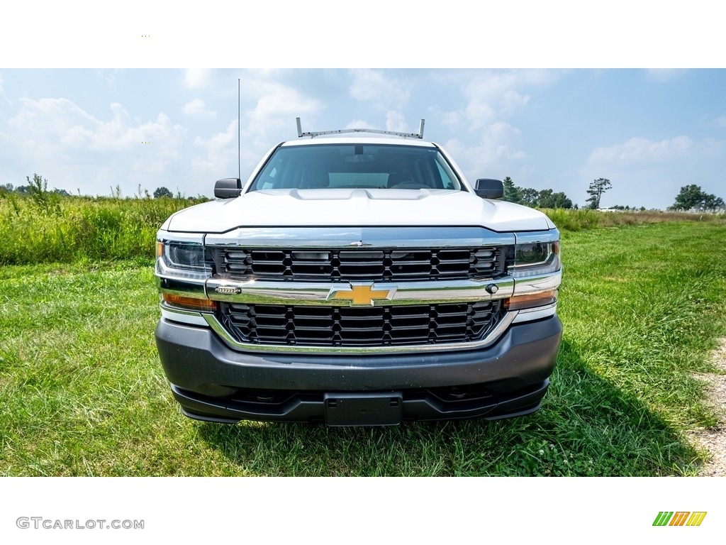 2016 Silverado 1500 WT Double Cab 4x4 - Summit White / Dark Ash/Jet Black photo #9