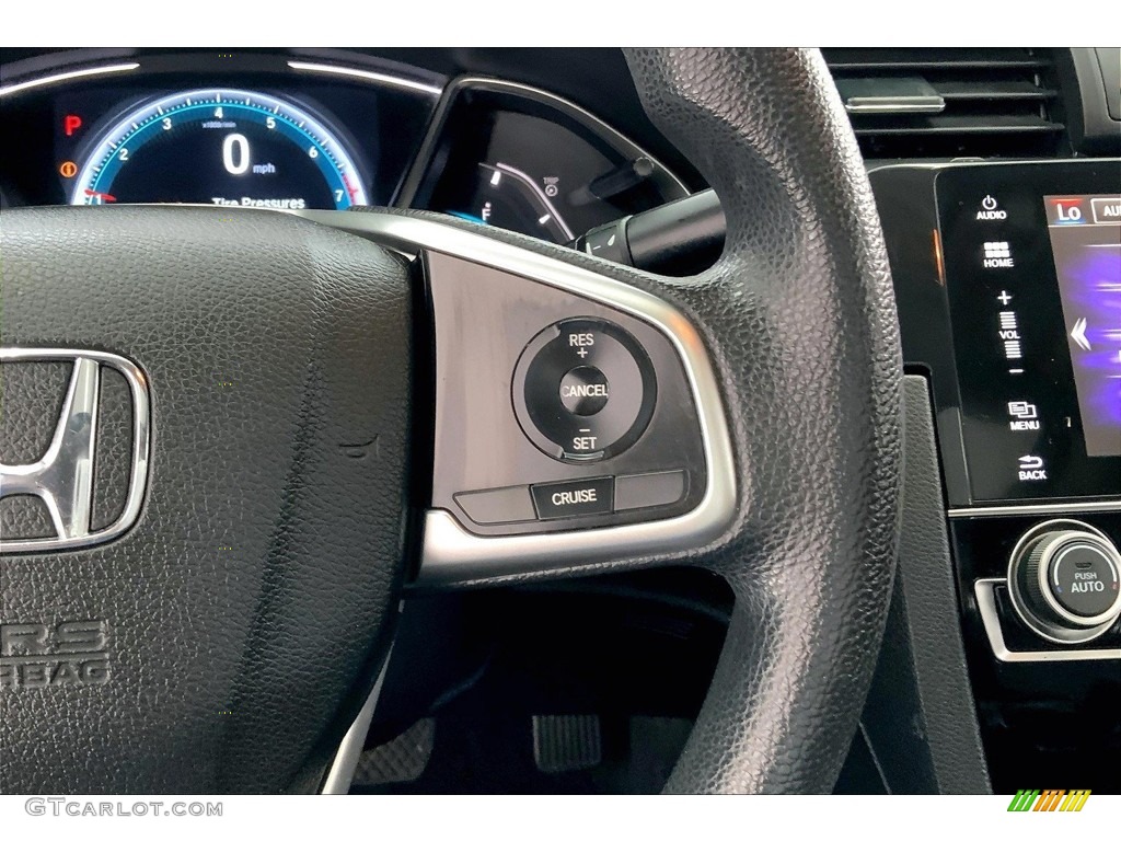 2017 Civic EX Sedan - Cosmic Blue Metallic / Gray photo #22