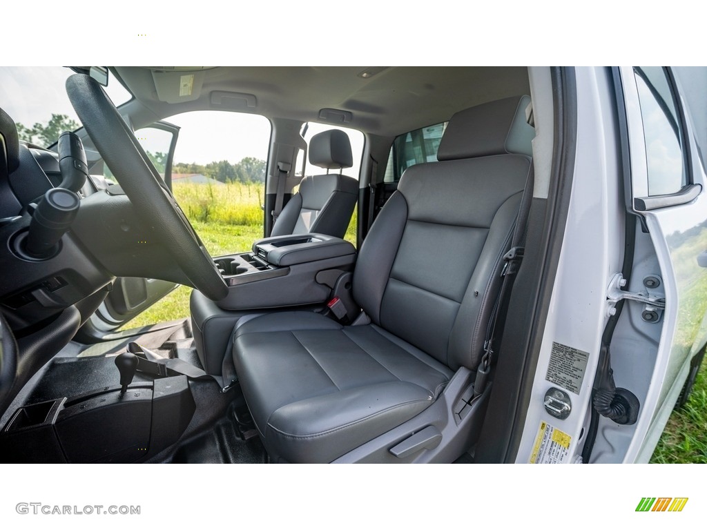 Dark Ash/Jet Black Interior 2016 Chevrolet Silverado 1500 WT Double Cab 4x4 Photo #146496793