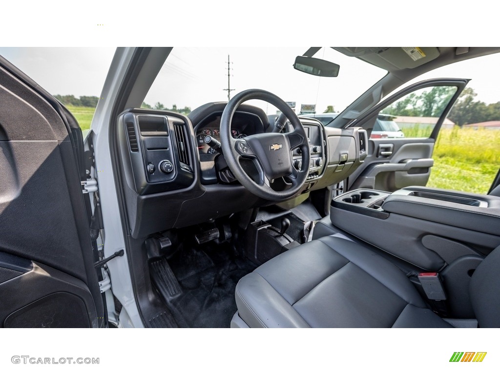 Dark Ash/Jet Black Interior 2016 Chevrolet Silverado 1500 WT Double Cab 4x4 Photo #146496817