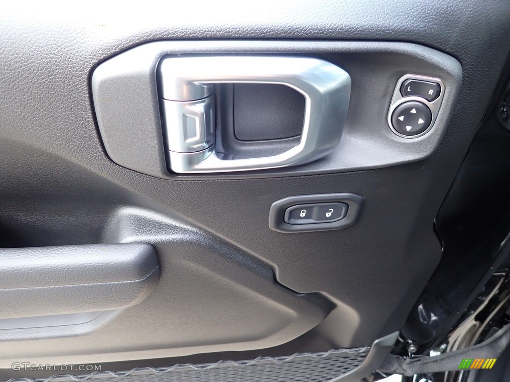 2024 Jeep Wrangler 4-Door Rubicon X 4xe Hybrid Black Door Panel Photo #146497069