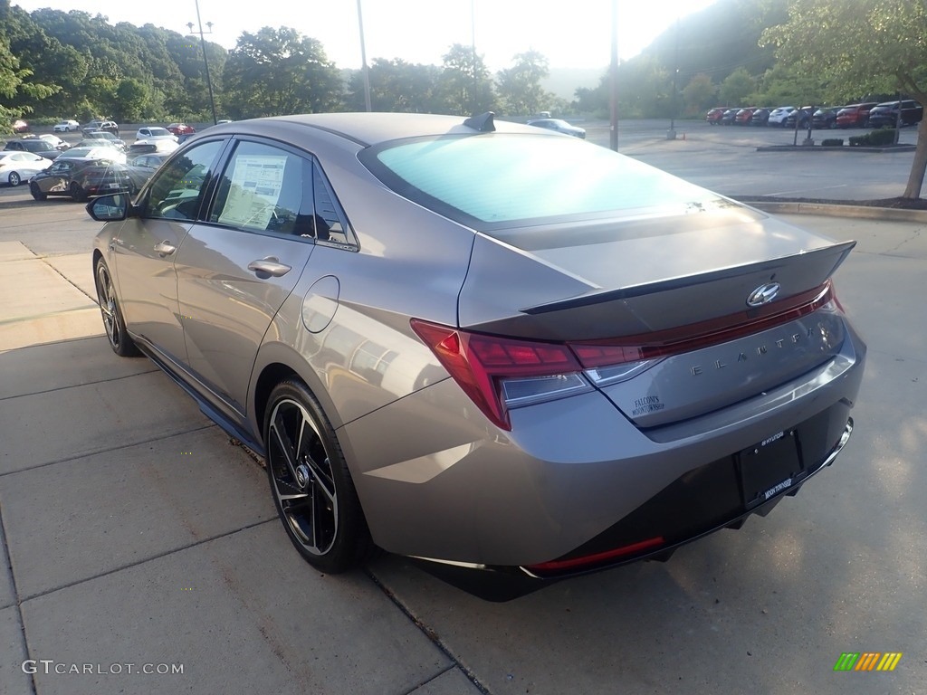 2023 Elantra N-Line - Electric Shadow / Black photo #5