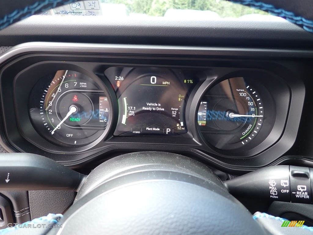 2024 Jeep Wrangler 4-Door Rubicon X 4xe Hybrid Gauges Photo #146497105