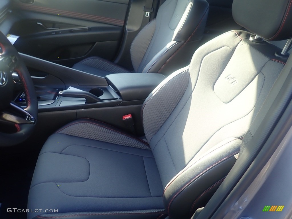 2023 Elantra N-Line - Electric Shadow / Black photo #10