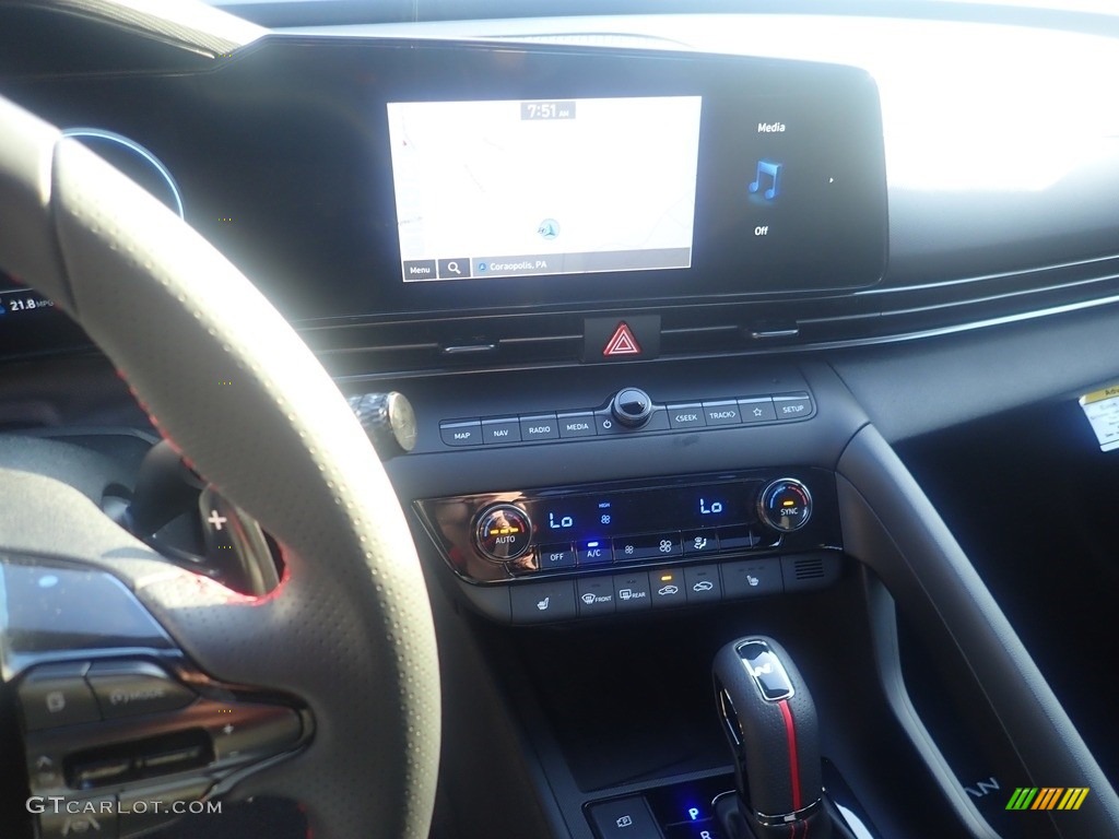 2023 Elantra N-Line - Electric Shadow / Black photo #17