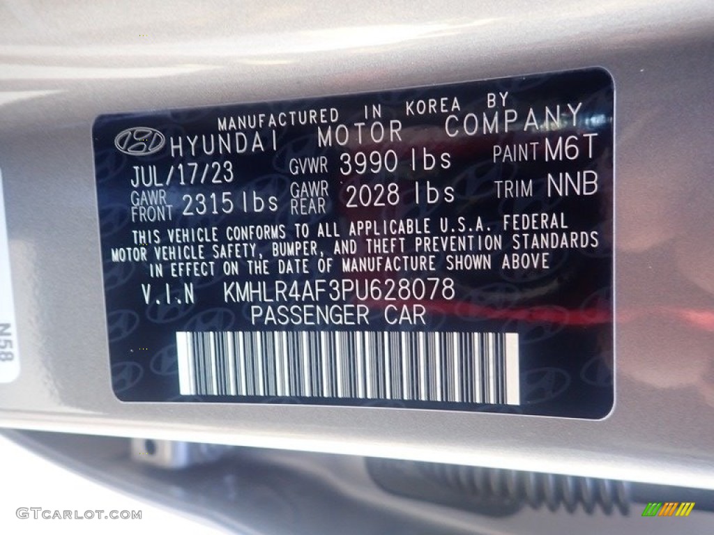2023 Elantra N-Line - Electric Shadow / Black photo #18