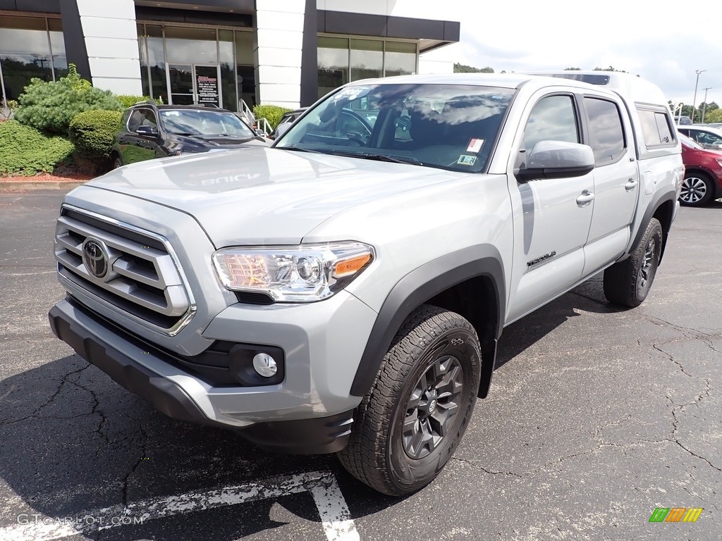 2021 Tacoma SR5 Double Cab 4x4 - Cement / Black photo #12