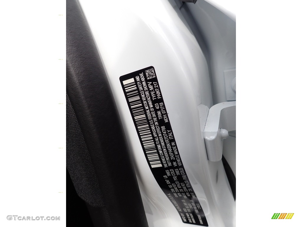 2024 Stelvio Color Code 217 for Alfa White Photo #146497948