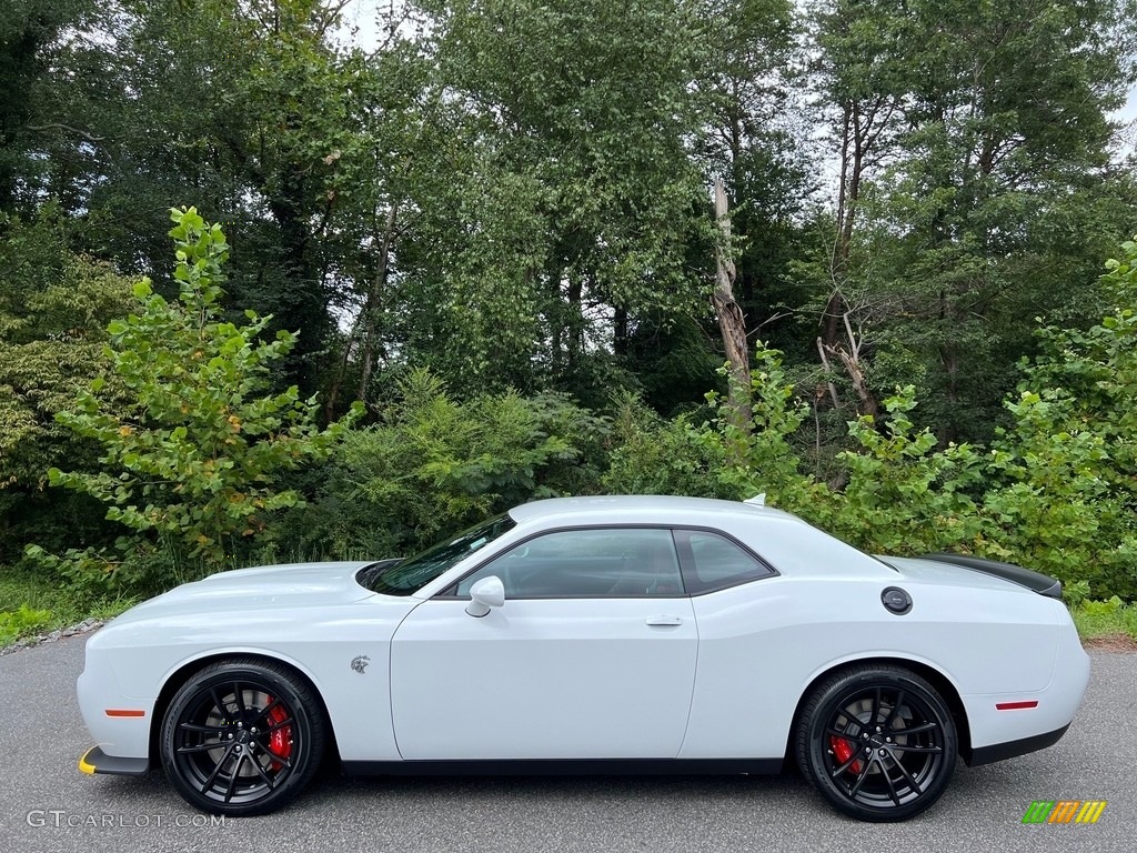 2023 Challenger SRT Hellcat - White Knuckle / Demonic Red/Black photo #1