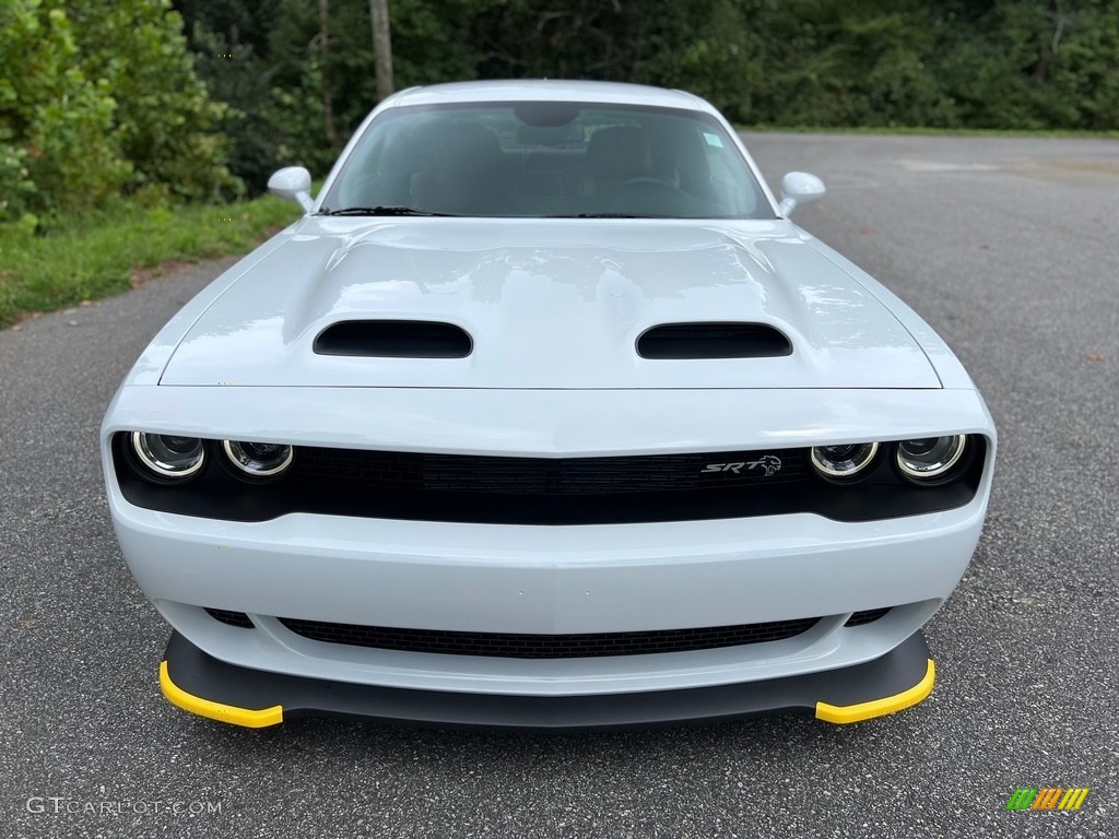 2023 Challenger SRT Hellcat - White Knuckle / Demonic Red/Black photo #3