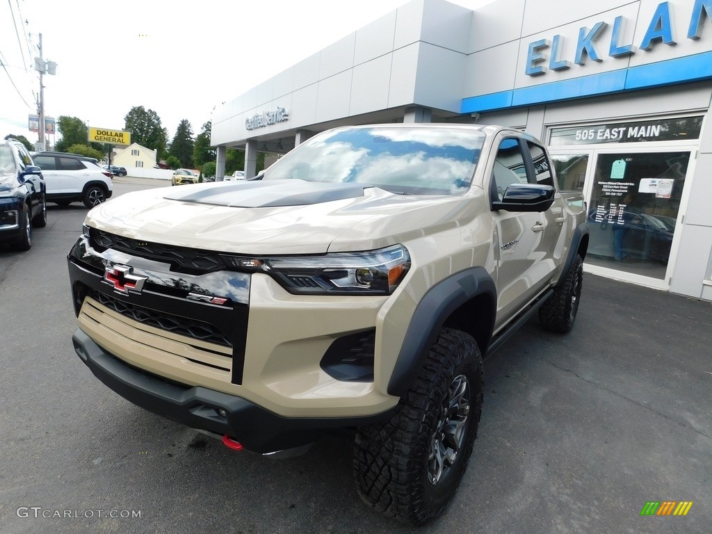 2023 Colorado ZR2 Crew Cab 4x4 - Sand Dune Metallic / Jet Black/Artemis photo #3