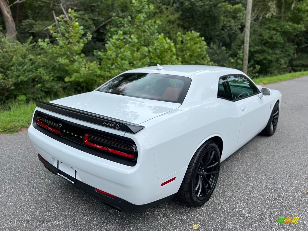2023 Challenger SRT Hellcat - White Knuckle / Demonic Red/Black photo #6