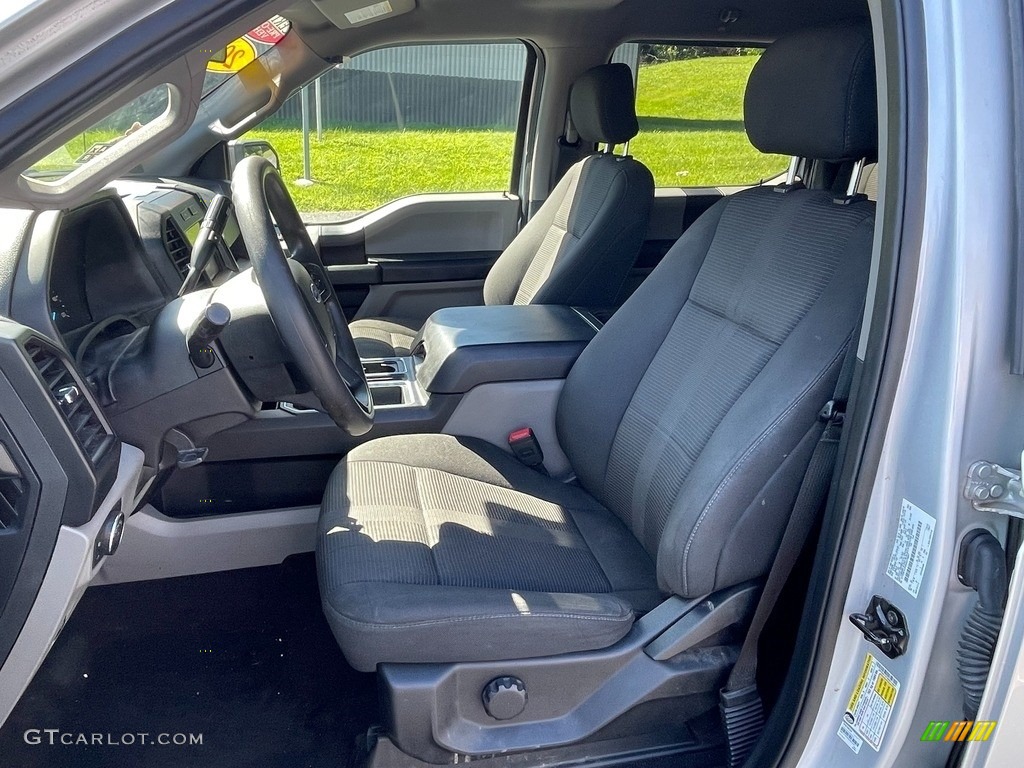 Black Interior 2019 Ford F150 XLT SuperCrew Photo #146499526