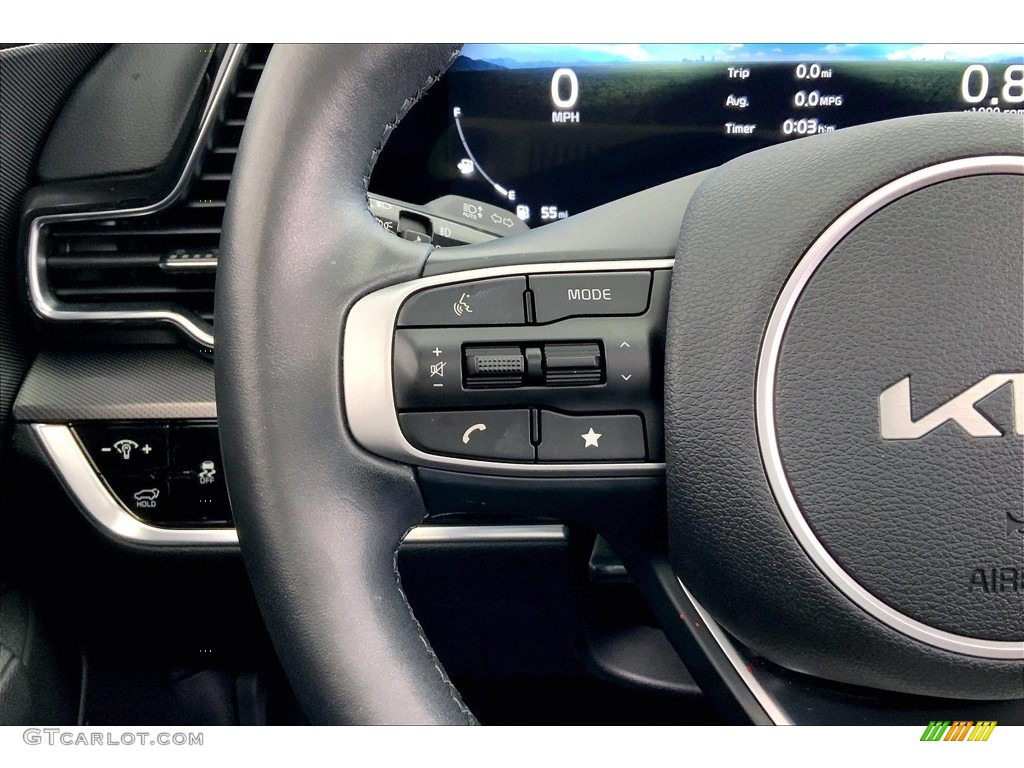 2023 Kia Sportage SX Prestige Black Steering Wheel Photo #146499600