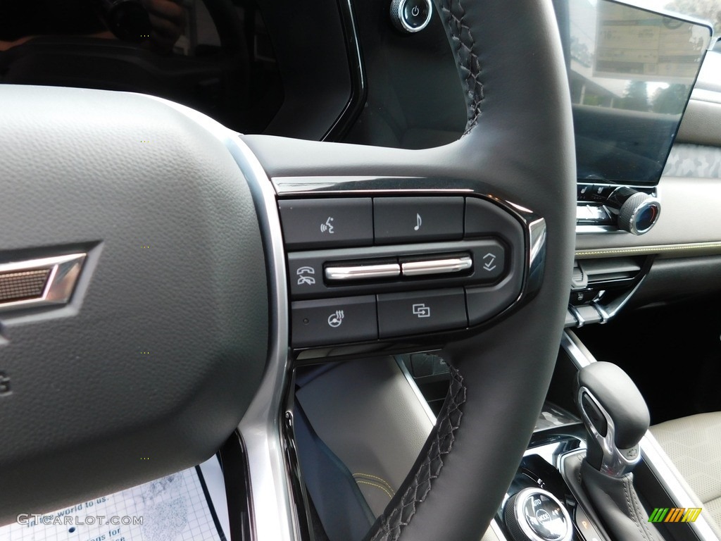 2023 Chevrolet Colorado ZR2 Crew Cab 4x4 Jet Black/Artemis Steering Wheel Photo #146499733