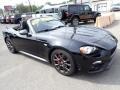 2017 Nero Cinema Jet Black Fiat 124 Spider Abarth Roadster  photo #8