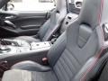 2017 Fiat 124 Spider Nero/Rosso Black/Red Interior Front Seat Photo