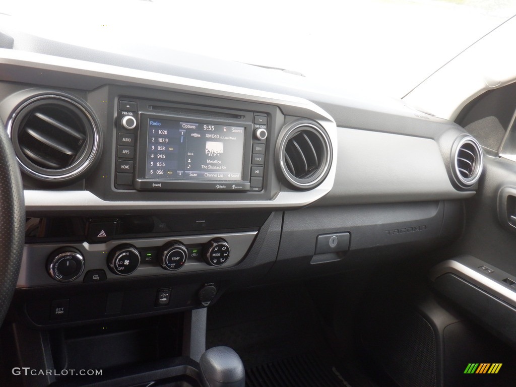 2017 Tacoma SR5 Double Cab 4x4 - Super White / Cement Gray photo #3