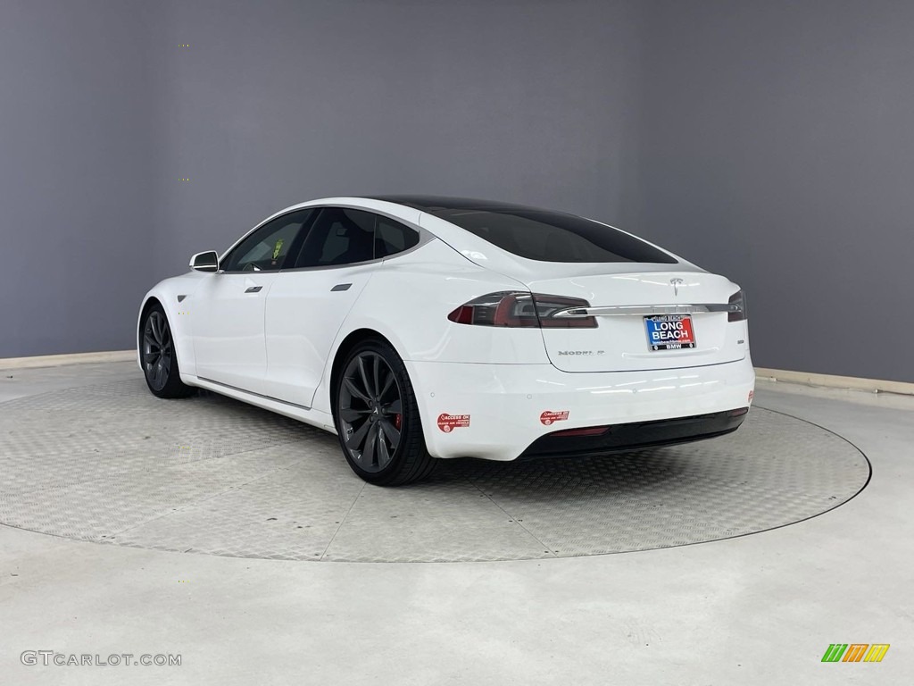 2016 Model S 60D - Solid White / Black photo #3