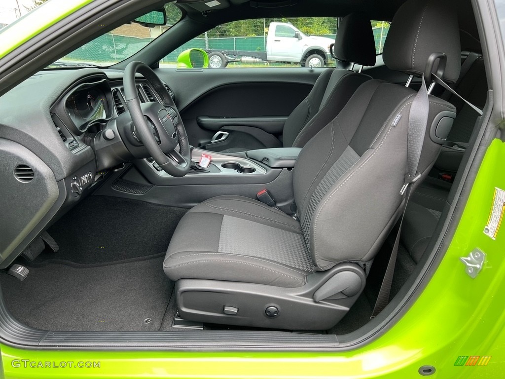 Black Interior 2023 Dodge Challenger SXT Blacktop Photo #146500165