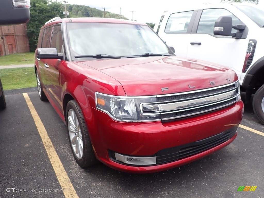 2019 Flex SEL AWD - Ruby Red / Charcoal Black photo #3