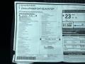 2023 Dodge Challenger SXT Blacktop Window Sticker