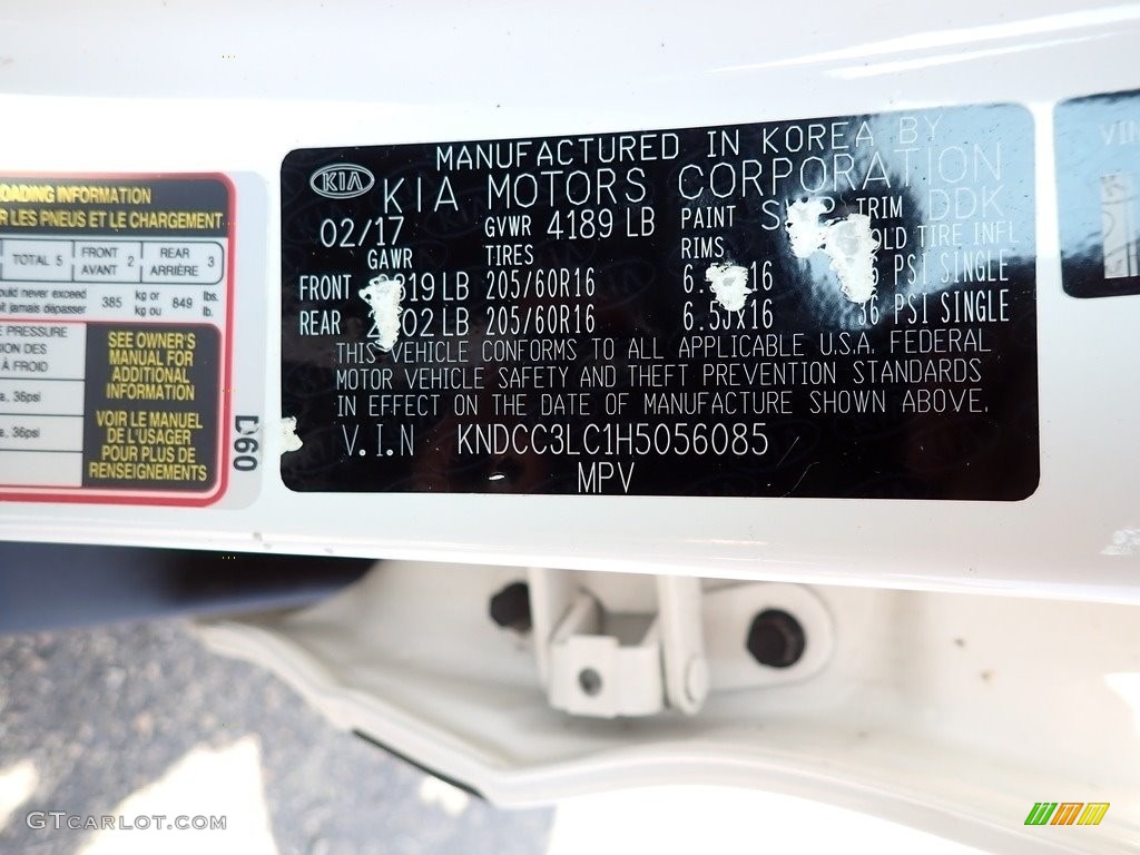 2017 Niro EX Hybrid - Snow White Pearl / Charcoal photo #15