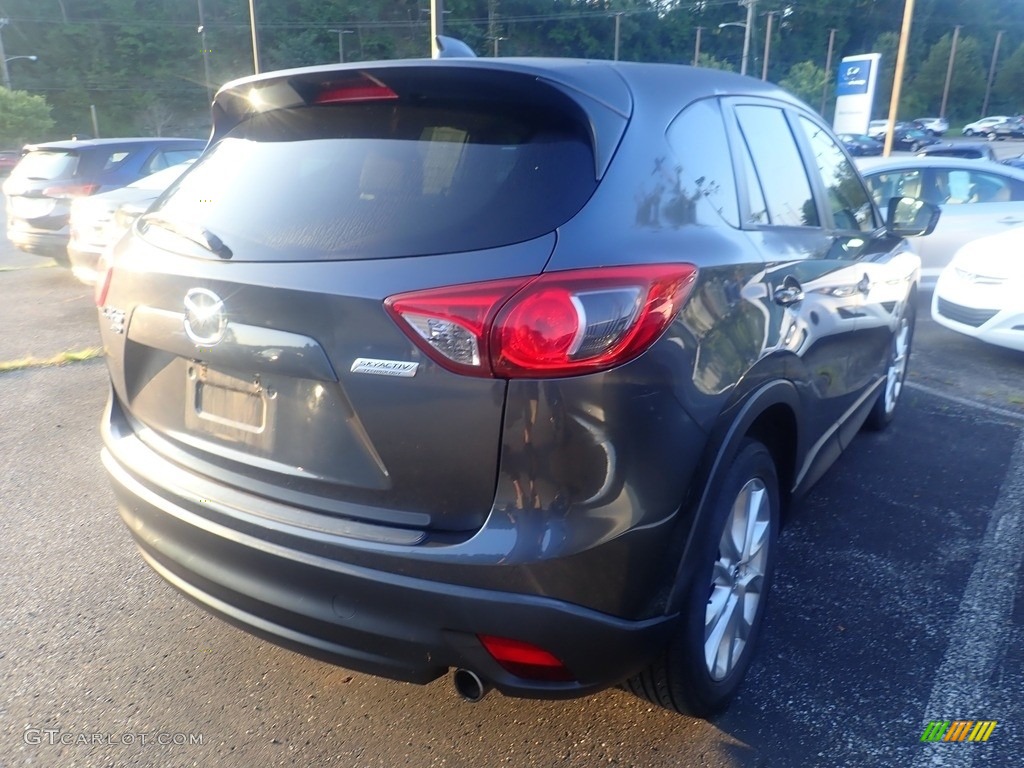 2014 CX-5 Grand Touring AWD - Meteor Gray Mica / Black photo #4