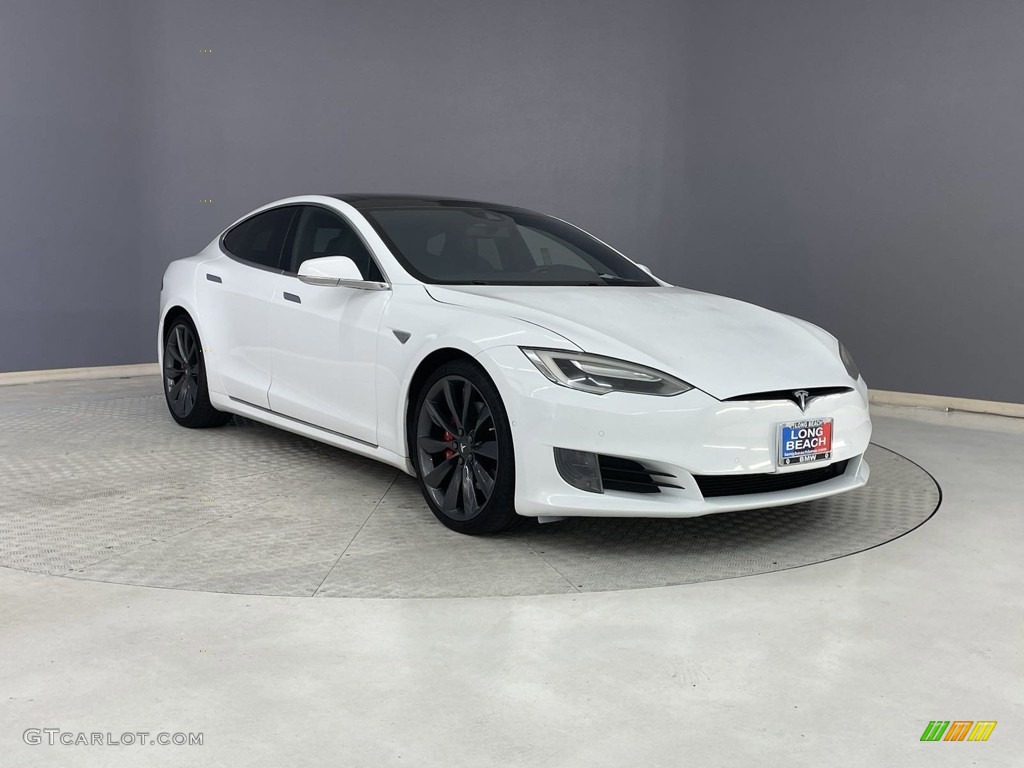 Solid White 2016 Tesla Model S 60D Exterior Photo #146500792