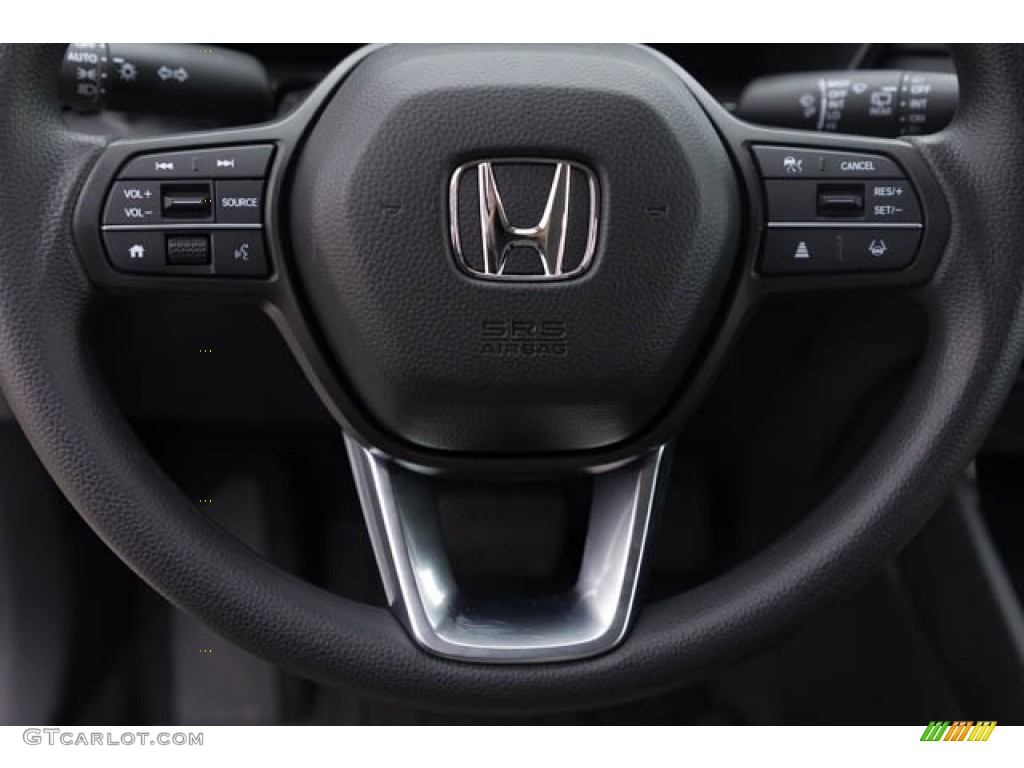 2024 Honda CR-V LX AWD Gray Steering Wheel Photo #146500810