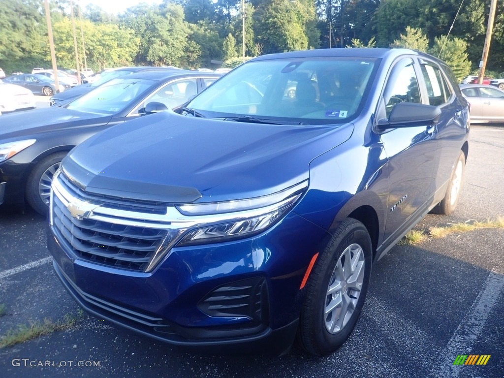 2022 Equinox LS - Blue Glow Metallic / Medium Ash Gray photo #1