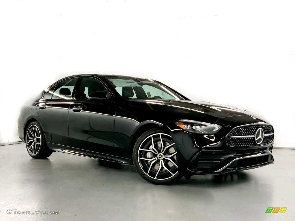 Black 2023 Mercedes-Benz C 300 Sedan Exterior Photo #146501212
