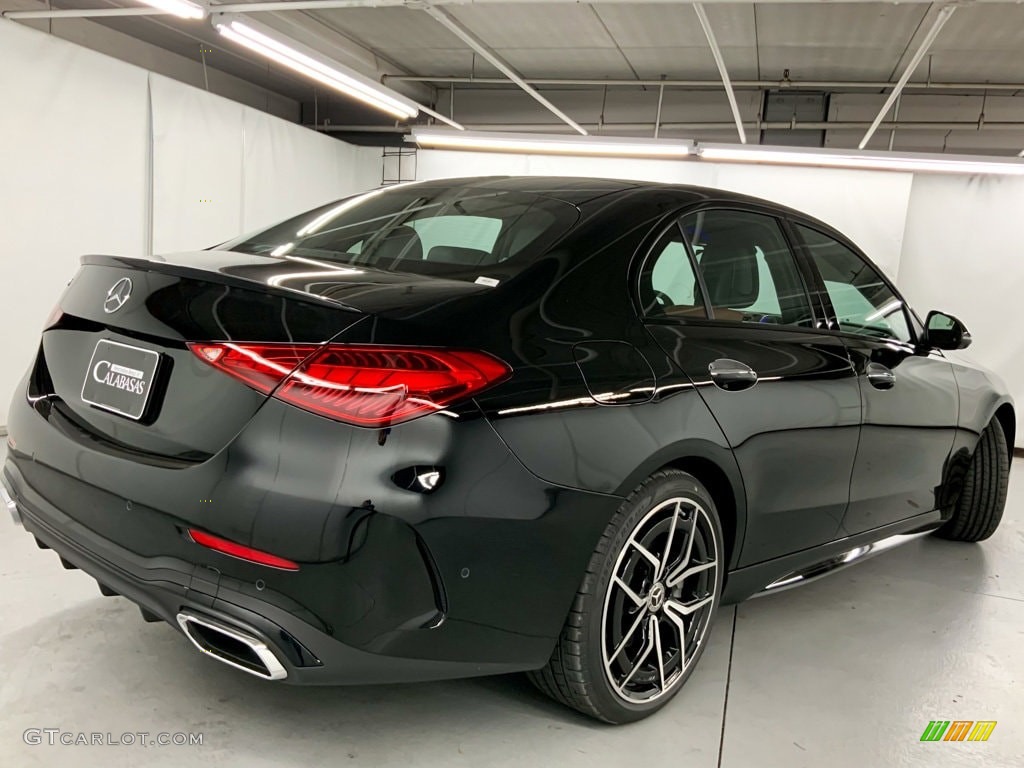 2023 C 300 Sedan - Black / Sienna Brown/Black photo #4