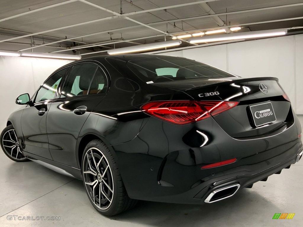 2023 C 300 Sedan - Black / Sienna Brown/Black photo #6