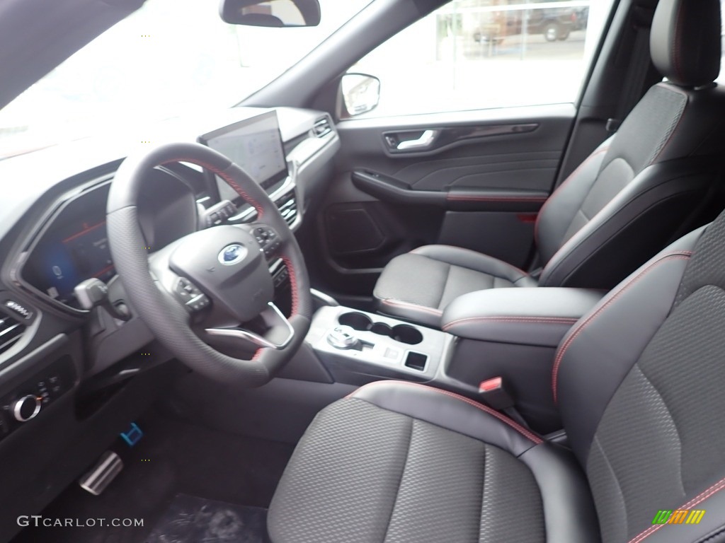Ebony Interior 2023 Ford Escape ST-Line AWD Photo #146501785