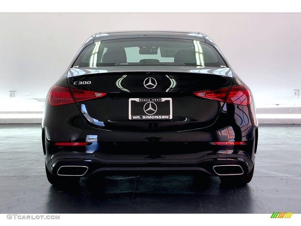 2023 C 300 Sedan - Black / Black photo #3