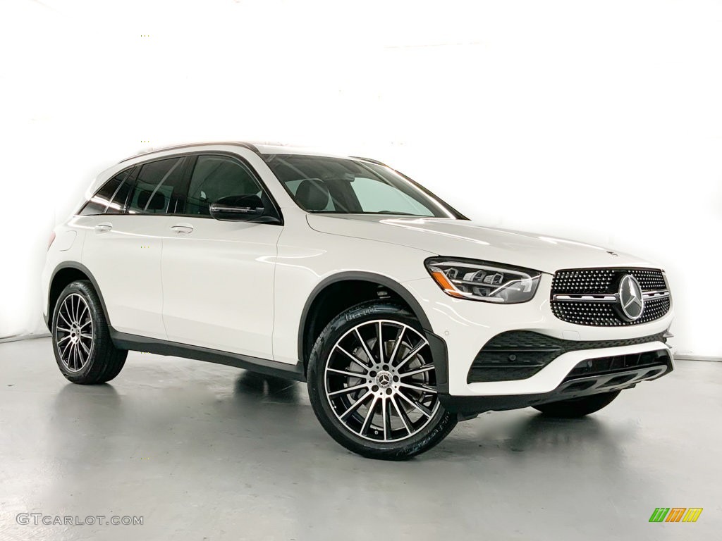 2021 GLC 300 4Matic - Polar White / Black photo #2